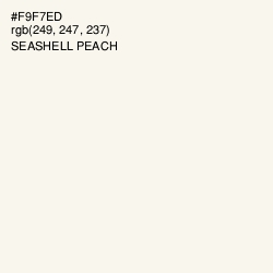 #F9F7ED - Seashell Peach Color Image